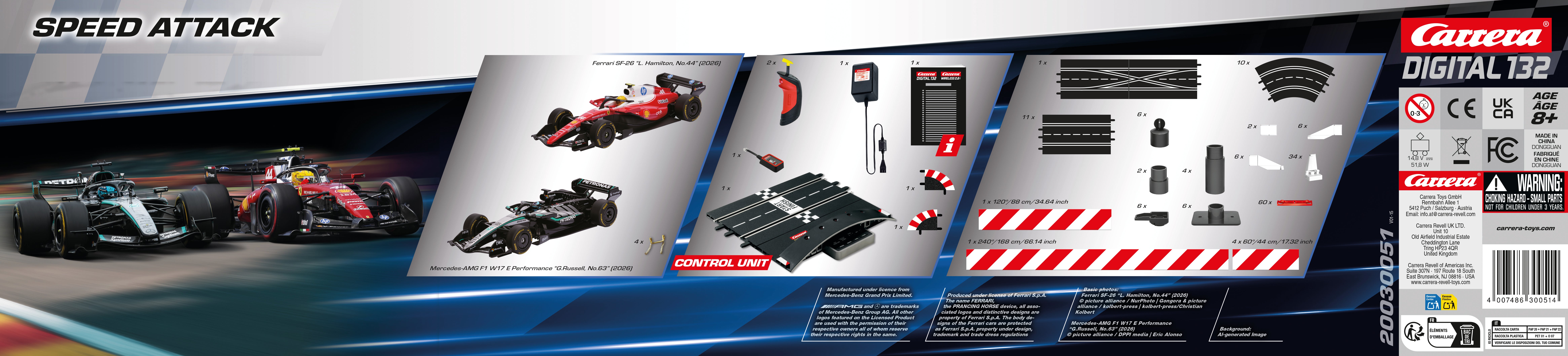 carrera-digital-132-speed-attack-rennbahn-set-ferrari-f1-wireless image 4