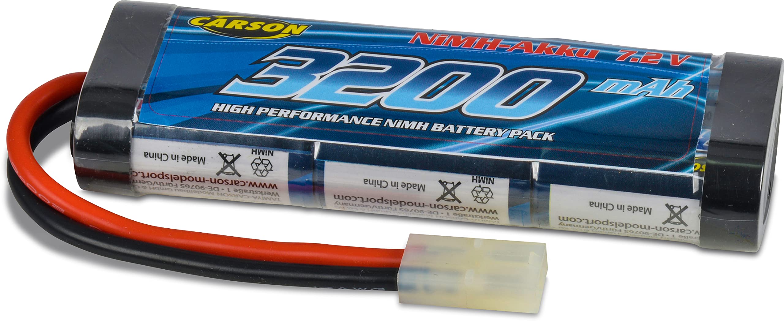 carson-racing-pack-akku-7-2v-3200mah-nimh-tamiya-stecker image 1