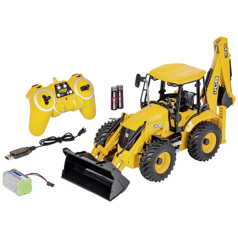 carson-jcb-baggerlader-1-20-rc-bagger-gelb-mit-sound image 1