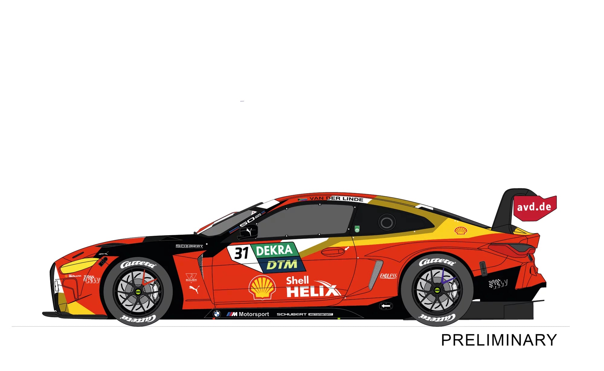 carrera-digital-132-bmw-m4-gt3-slotcar-schubert-no-31-dtm-2022 image 2