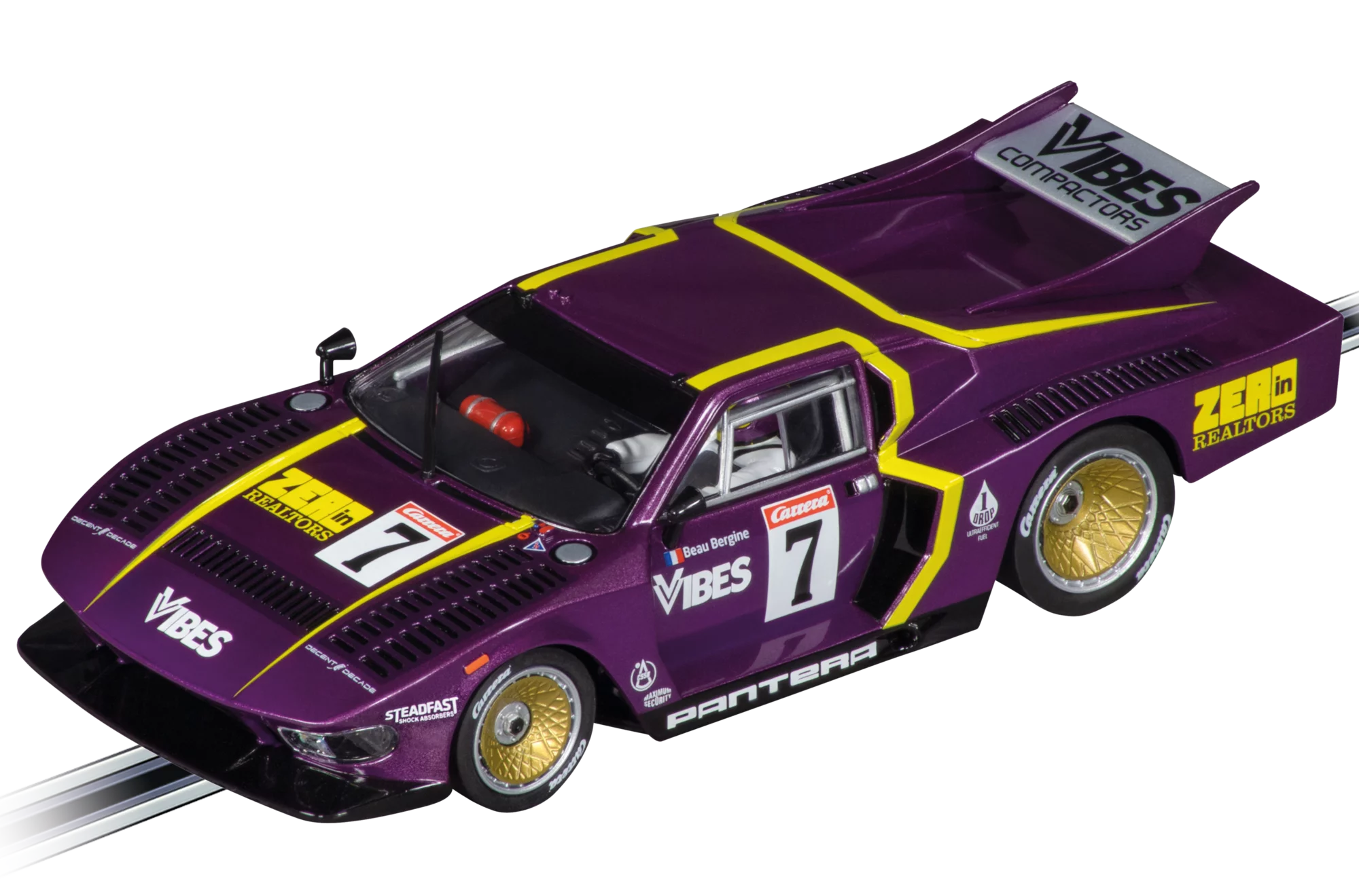 carrera-digital-132-de-tomaso-pantera-no-7-slotcar-violett image 1