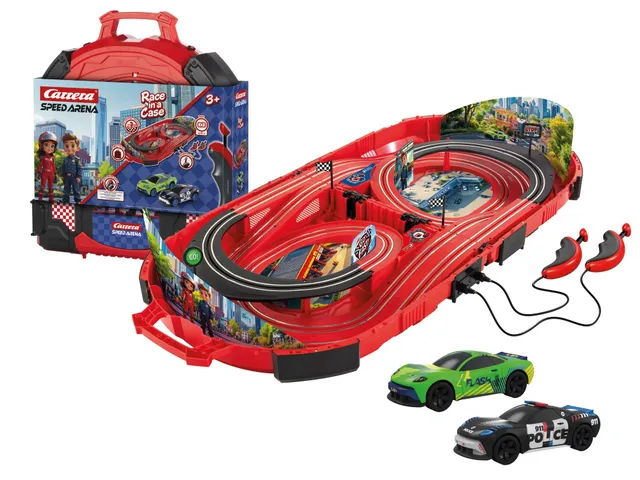 carrera-digital-132-police-chase-speed-arena-rennbahn-batteriebetrieb image 1