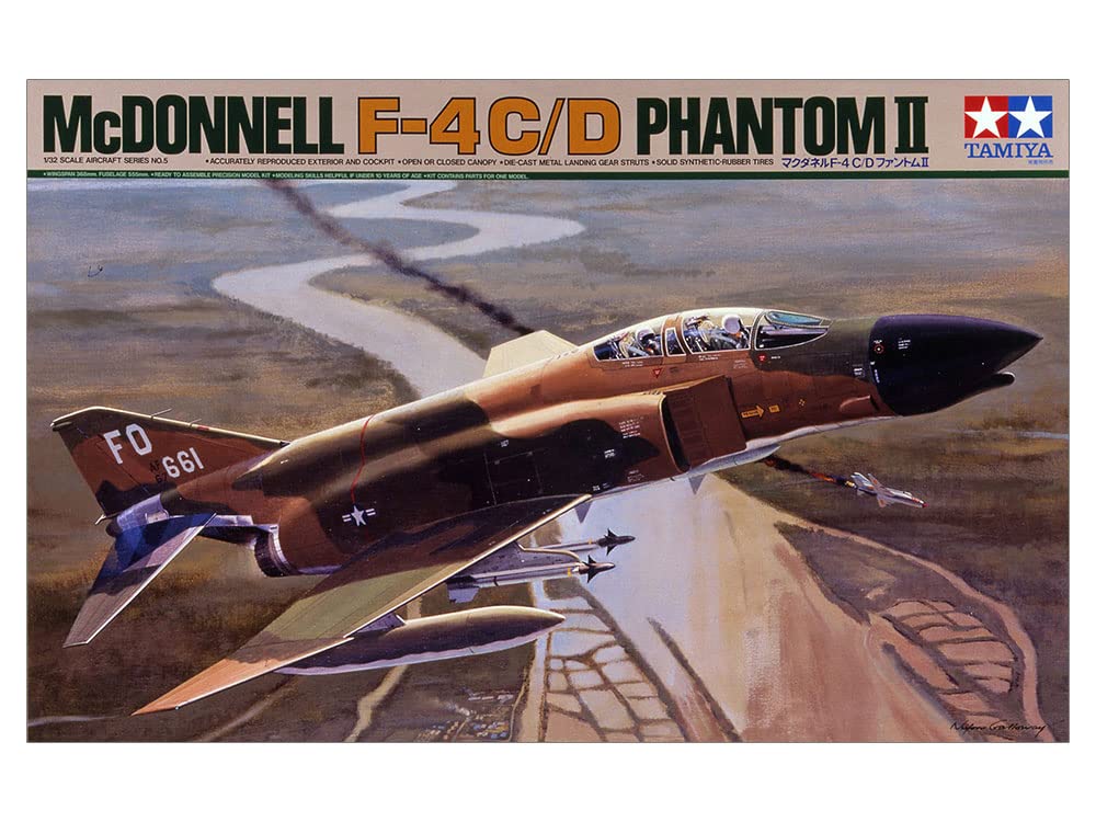 tamiya-mcdonnell-f-4-c-d-phantom-ii-flugzeug-1-32-bausatz image 7