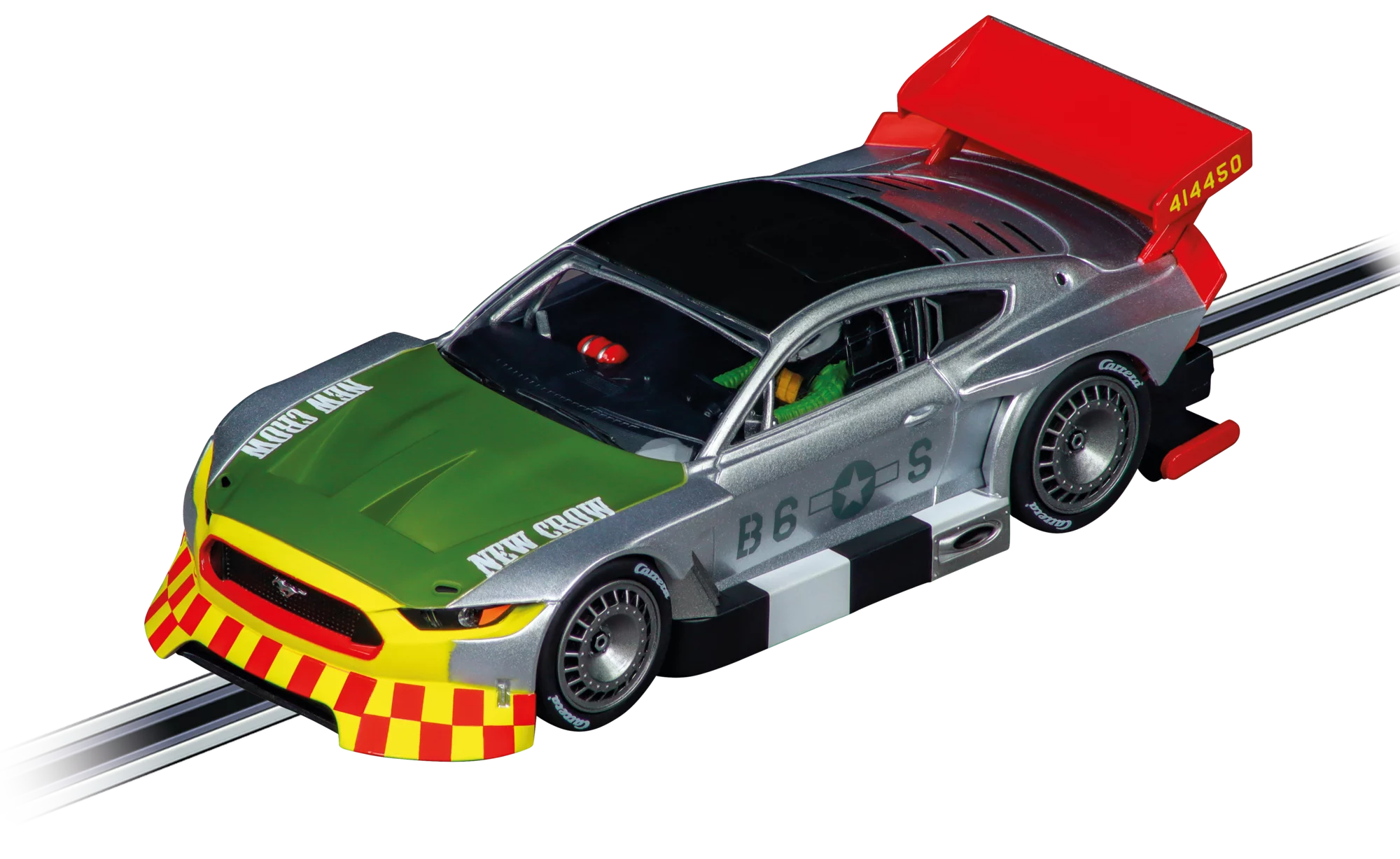 carrera-evolution-ford-mustang-gty-slotcar-new-crow-1-32-mit-licht image 2