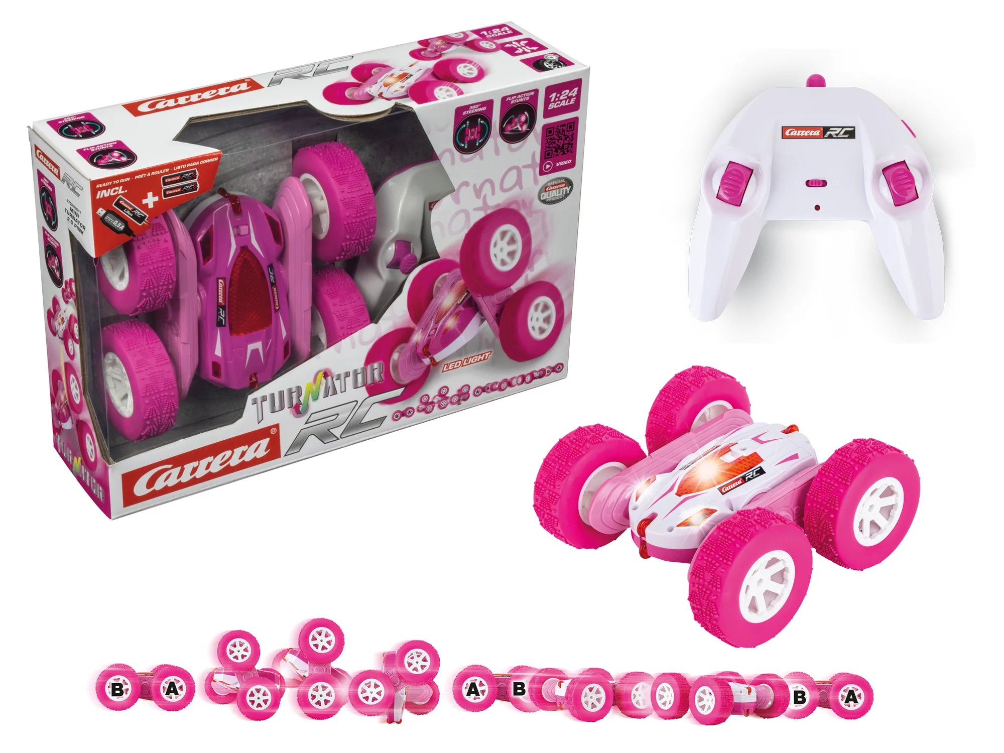 carrera-turnator-mini-turnator-pink-rc-stunt-auto-2-4-ghz image 2