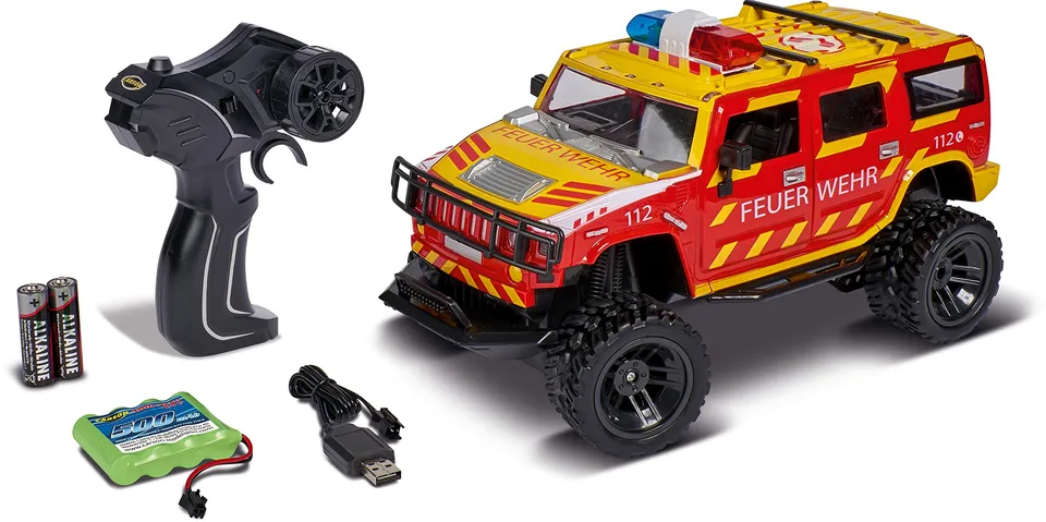 carson-feuerwehr-1-14-rc-truck-rtr-blaulicht-2-4ghz-20-km-h image 1