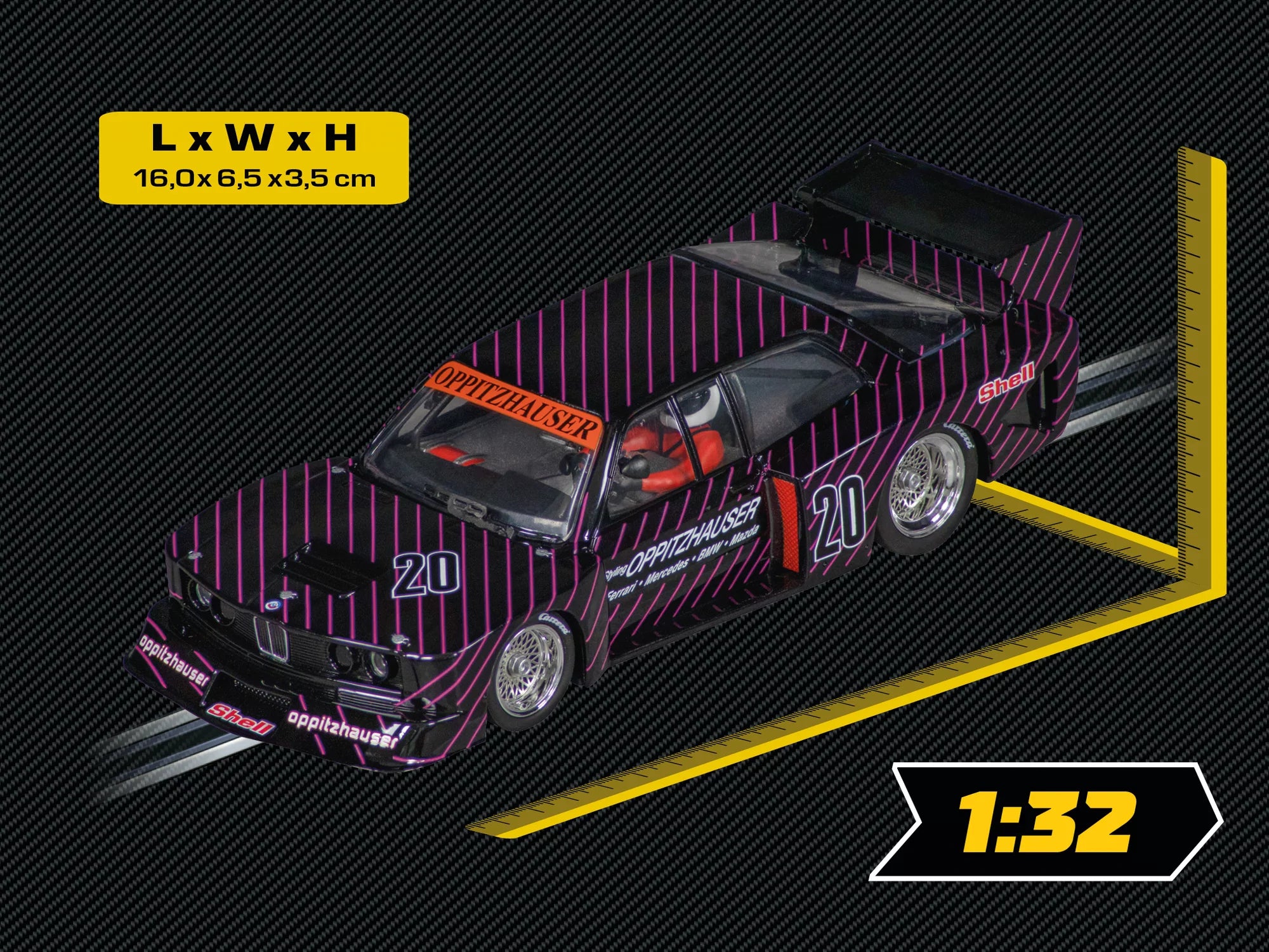 carrera-digital-132-bmw-320-turbo-slotcar-oppitzhauser-no-20-1-32 image 2