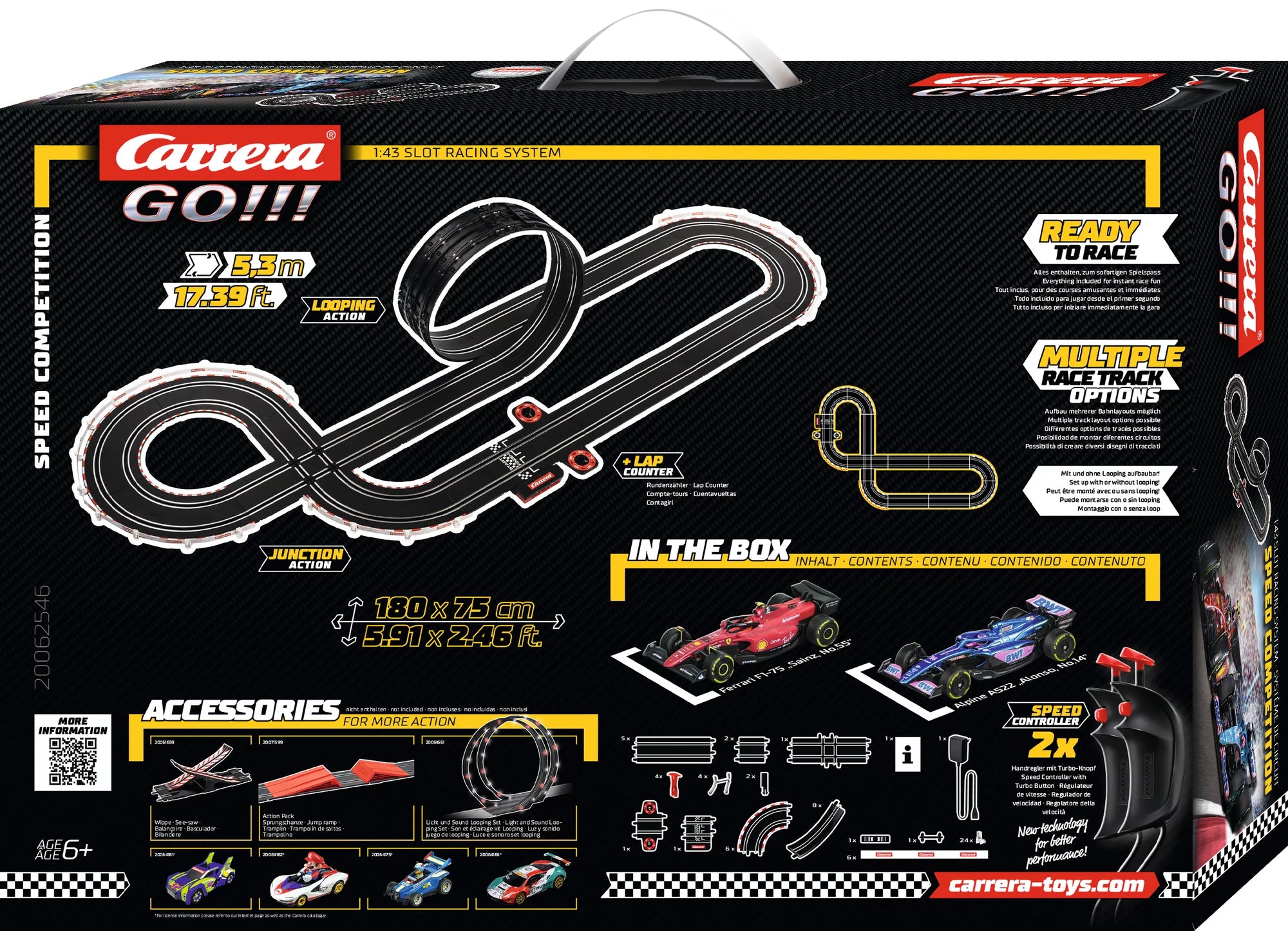 carrera-go-speed-competition-rennbahn-set-5-3-m image 2