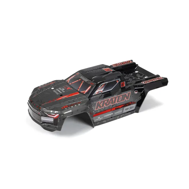 arrma-kraton-6s-exb-karosserie-schwarz-rot-ara406169 image 1