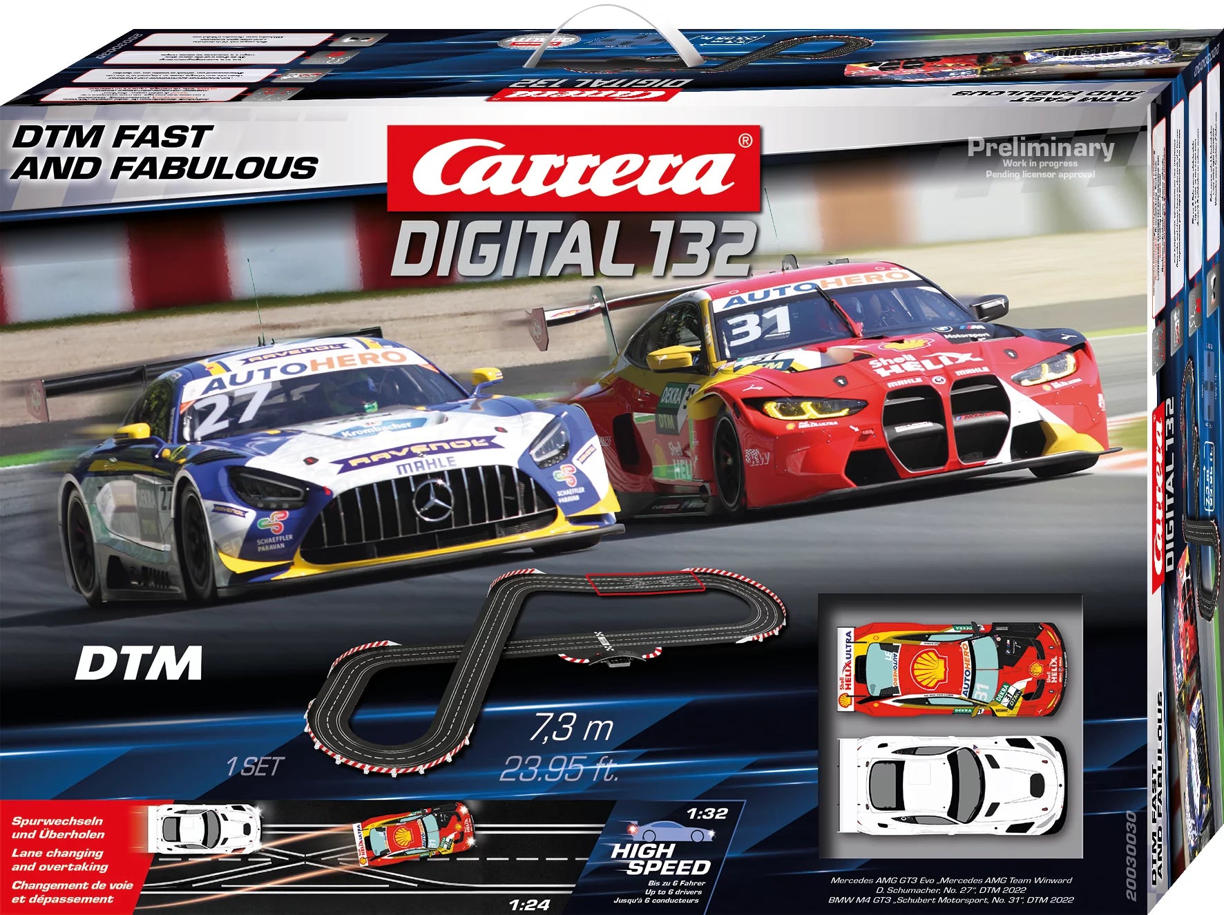 carrera-digital-132-fast-and-fabulous-rennbahn-7-3m-dtm-set image 1