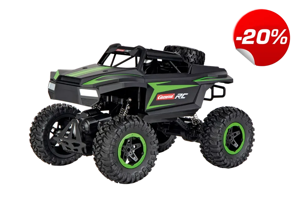 carrera-action-rock-cruiser-rc-auto-2-4ghz-gr-n image 1