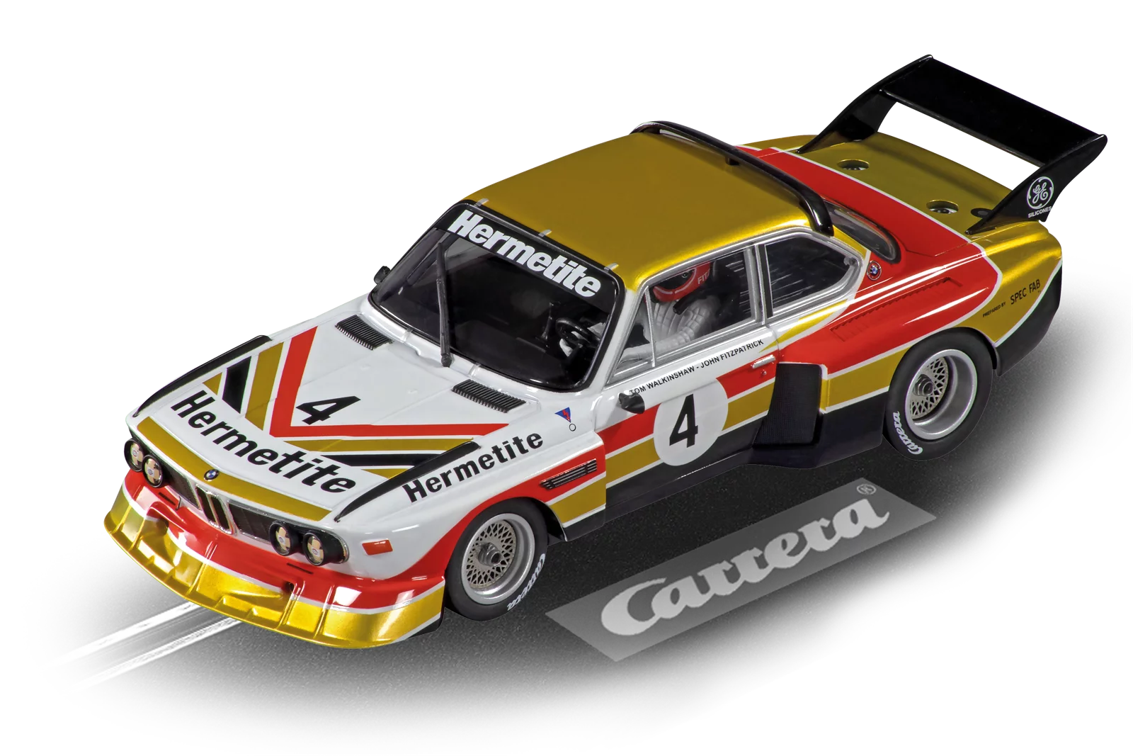 carrera-digital-132-bmw-3-5-csl-slotcar-no-4-silverstone-1-32 image 1