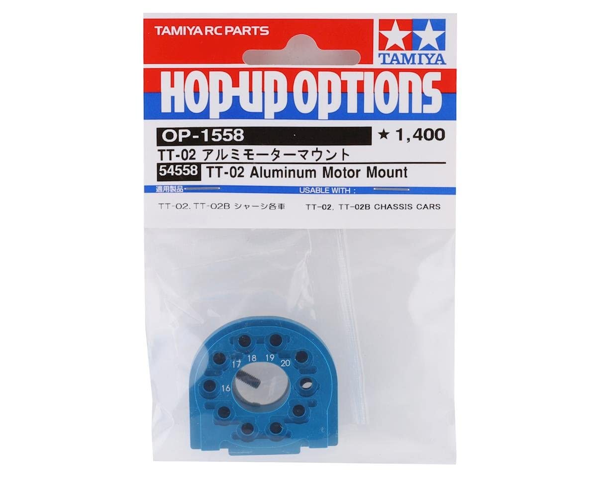tamiya-tt-02-b-alu-motorhalter-rc-teil-blau-eloxiert image 2