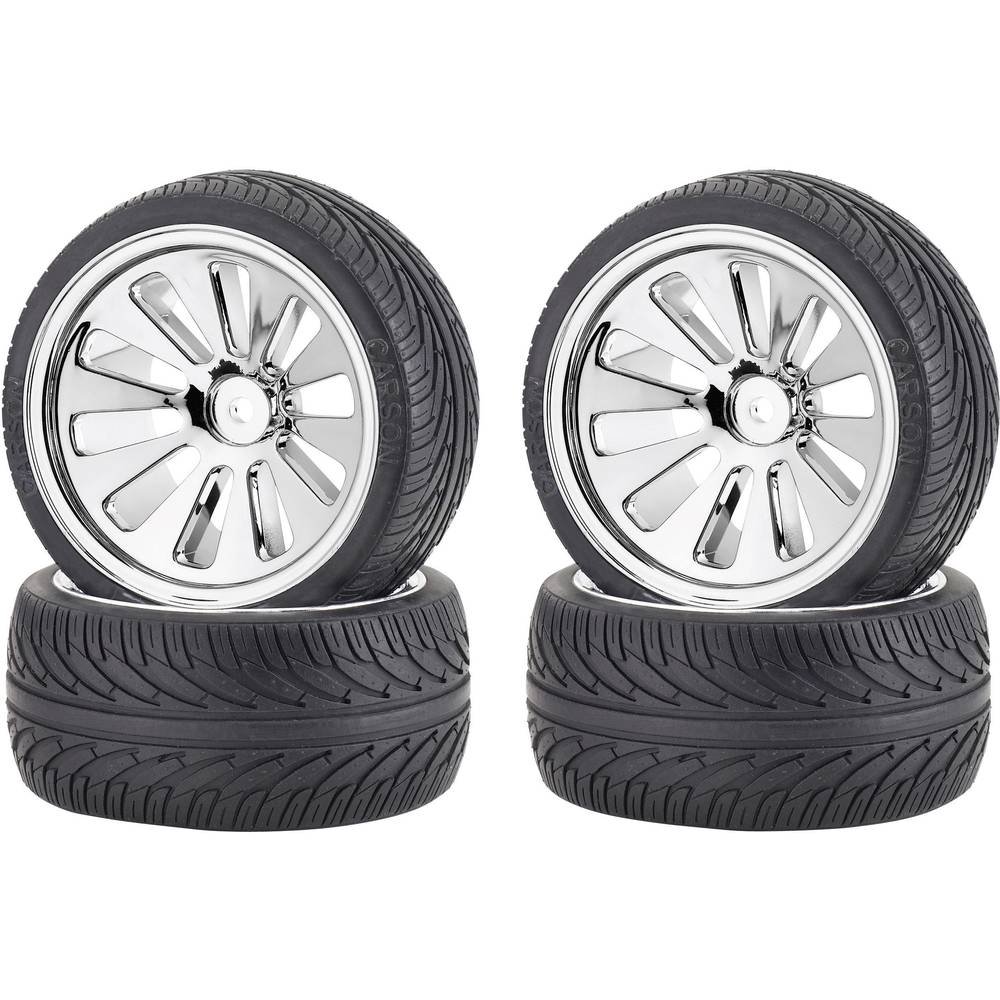 carson-500105200-reifen-felgen-set-buggy-1-10-on-road-4-st-ck image 1