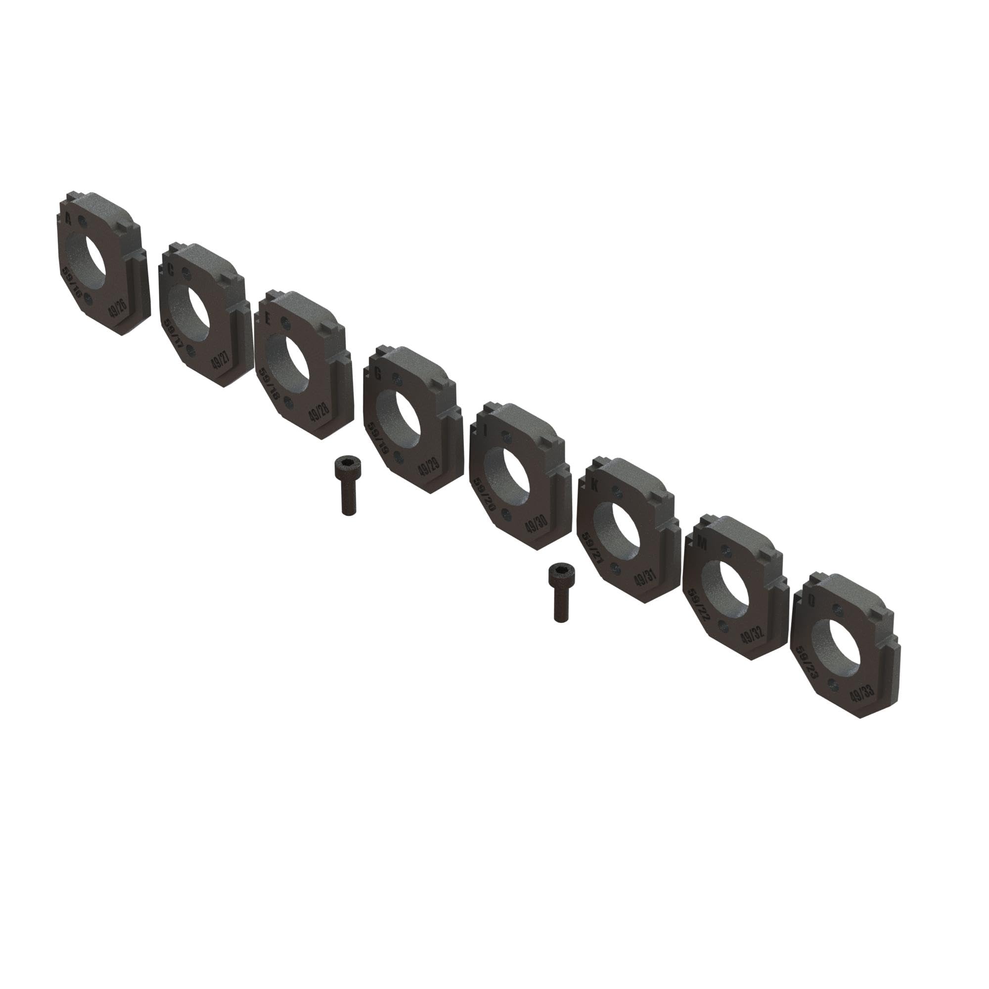 arrma-kraton-motorhalterungs-set-ara320744-8-teilig image 1