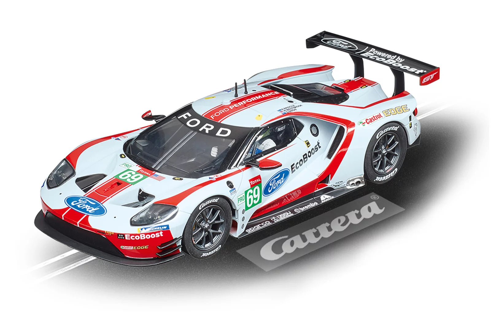 carrera-digital-132-ford-gt-race-car-slotcar-no-69-1-32 image 1