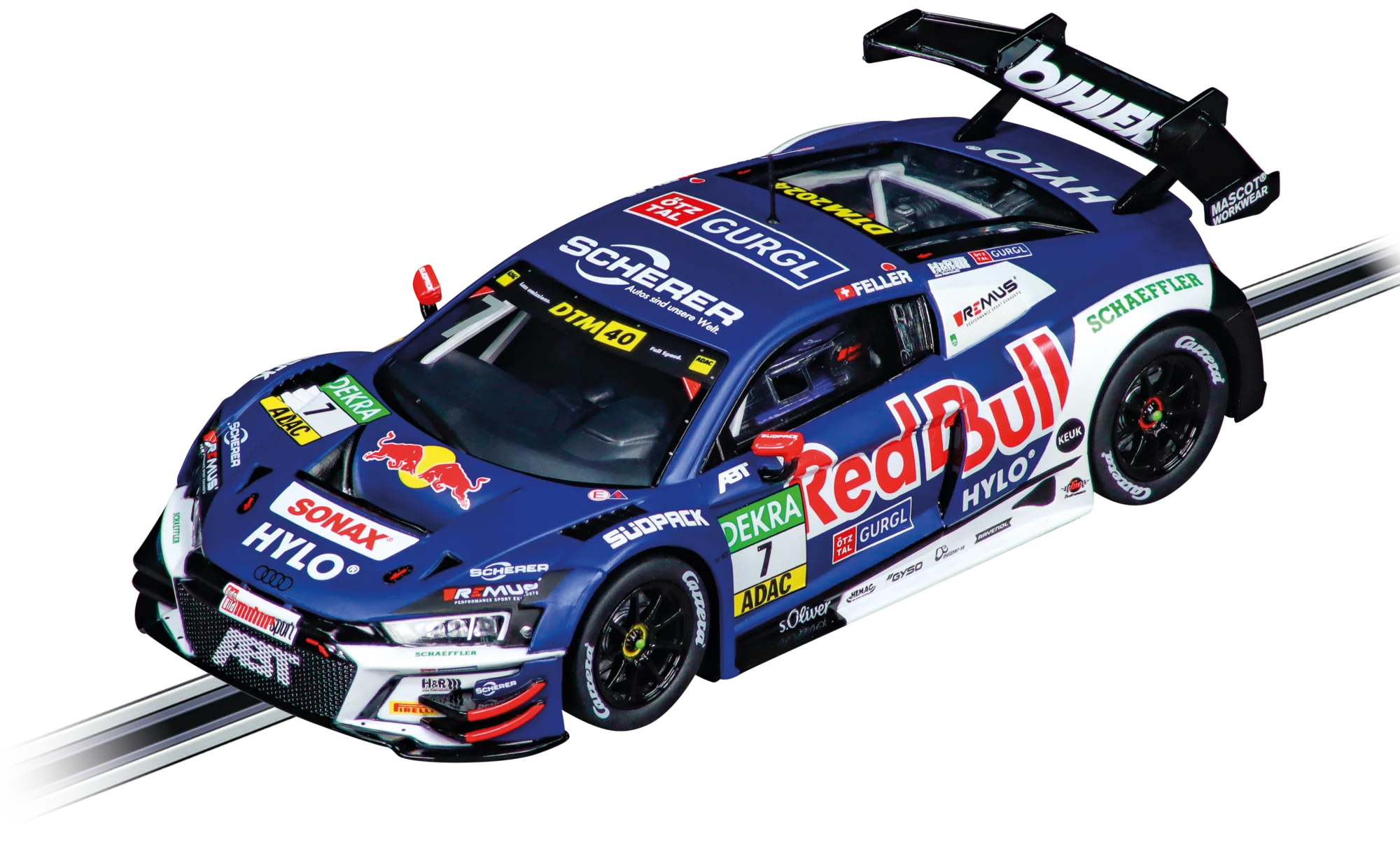 carrera-digital-132-audi-r8-lms-gt3-evo-ii-abt-no-7-slotcar image 1
