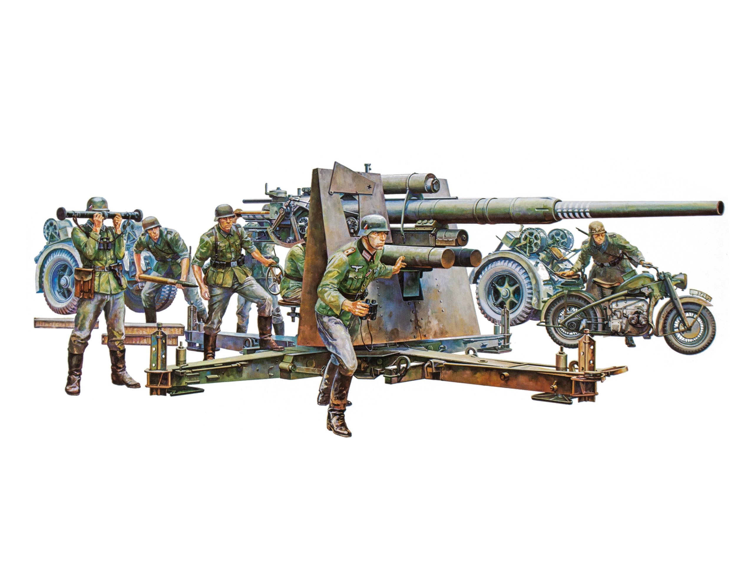 tamiya-35017-1-35-flak-8-8-cm-mit-motorrad-bausatz-gr-n image 6