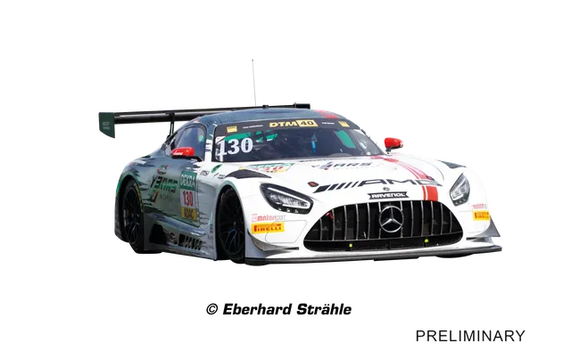 carrera-digital-132-mercedes-amg-gt3-evo-slotcar-no-130-dtm-2024 image 1