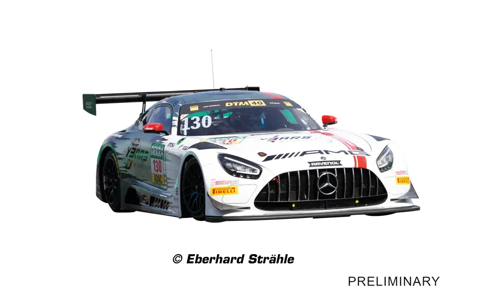 carrera-digital-132-mercedes-amg-gt3-evo-slotcar-no-130-dtm-2024 image 1