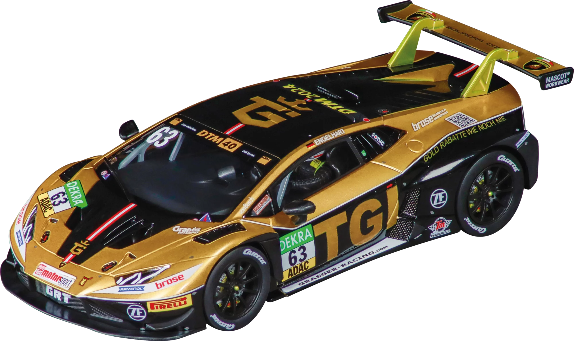 carrera-digital-132-lamborghini-hurac-n-gt3-evo2-slotcar-no-63 image 2