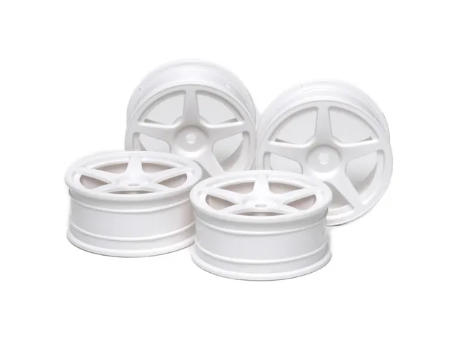 tamiya-300053471-felgen-5-speichen-schmal-wei-4-st-ck image 1