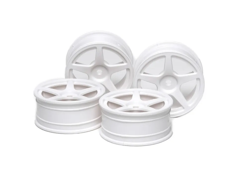 tamiya-300053471-felgen-5-speichen-schmal-wei-4-st-ck image 1