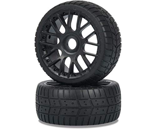 carson-rc-ersatzteile-500405840-reifen-set-on-road-1-8-schwarz-2-st-ck image 2