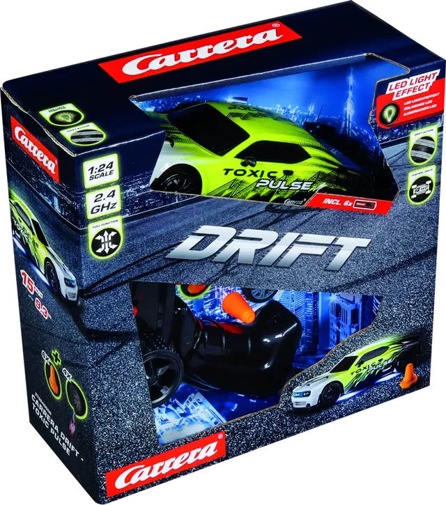 carrera-rc-action-toxic-pulse-drift-auto-2-4-ghz-led-allrad image 1