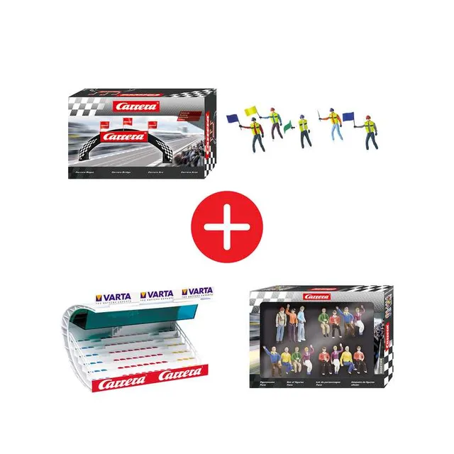 carrera-digital-132-tifosi-bundle-deko-set-trib-ne-bogen-fans image 1