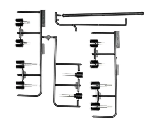 tamiya-309005756-df-02-e-teile-tuningteil-radschenkel-abtriebe image 1