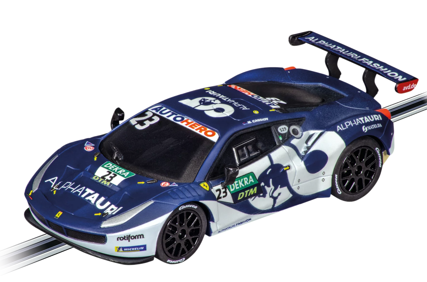 carrera-go-ferrari-488-gt3-slotcar-no-23-alphatauri image 1