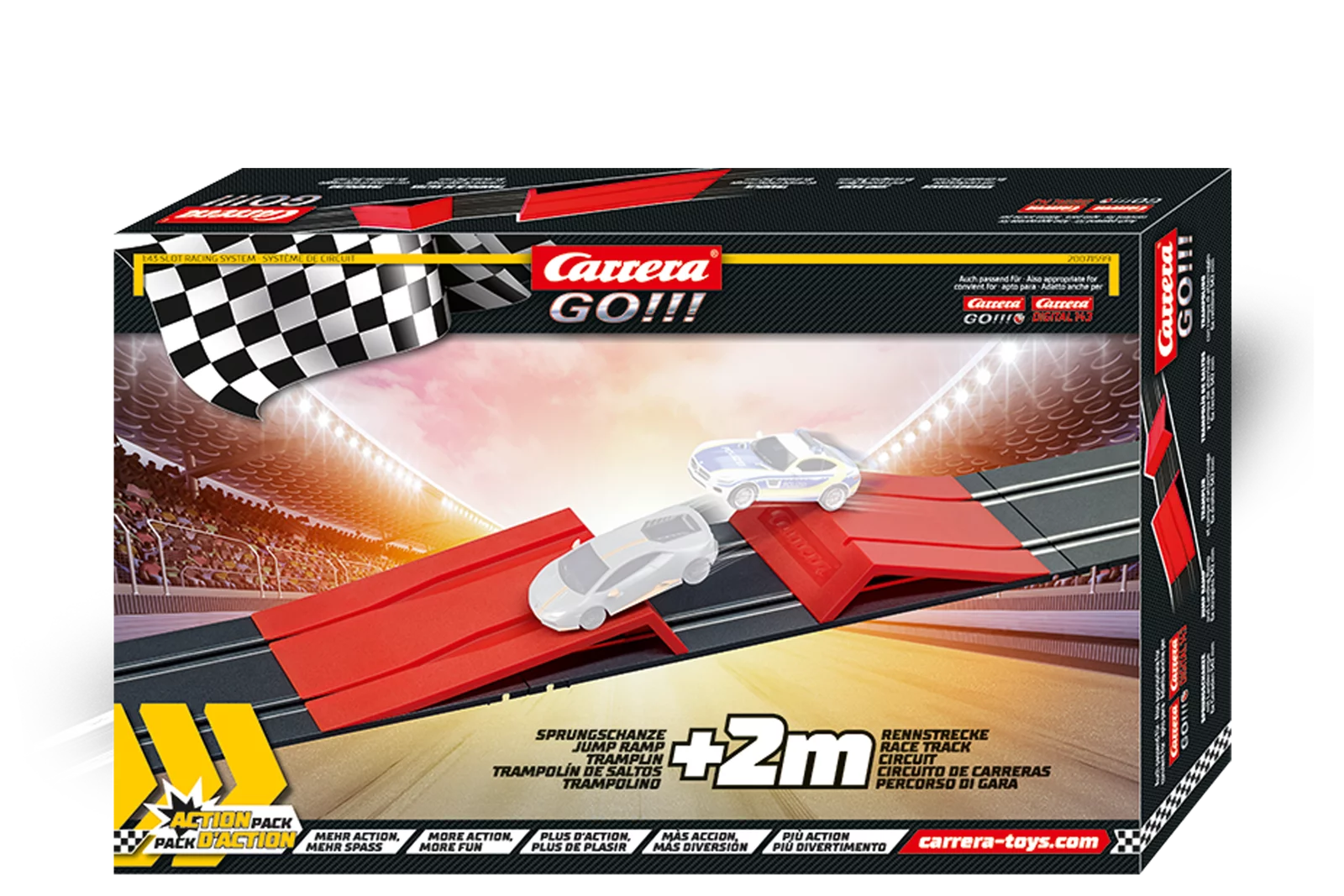carrera-digital-132-action-pack-sprungschanze-1-43-schienen-set-2-m image 1