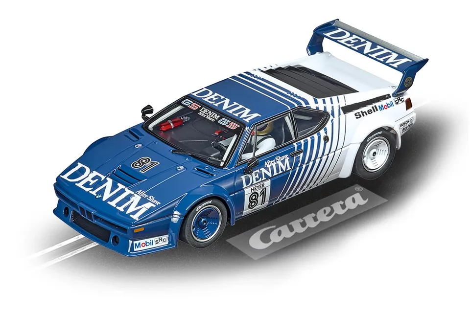 carrera-digital-132-bmw-m1-procar-denim-slotcar-no-81 image 1