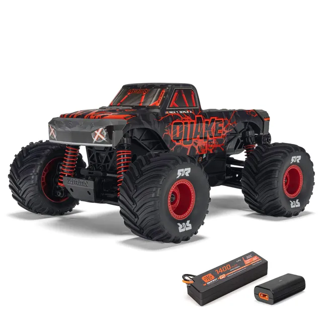 arrma-grom-quake-monster-truck-1-16-rtr-rot-brushed image 1