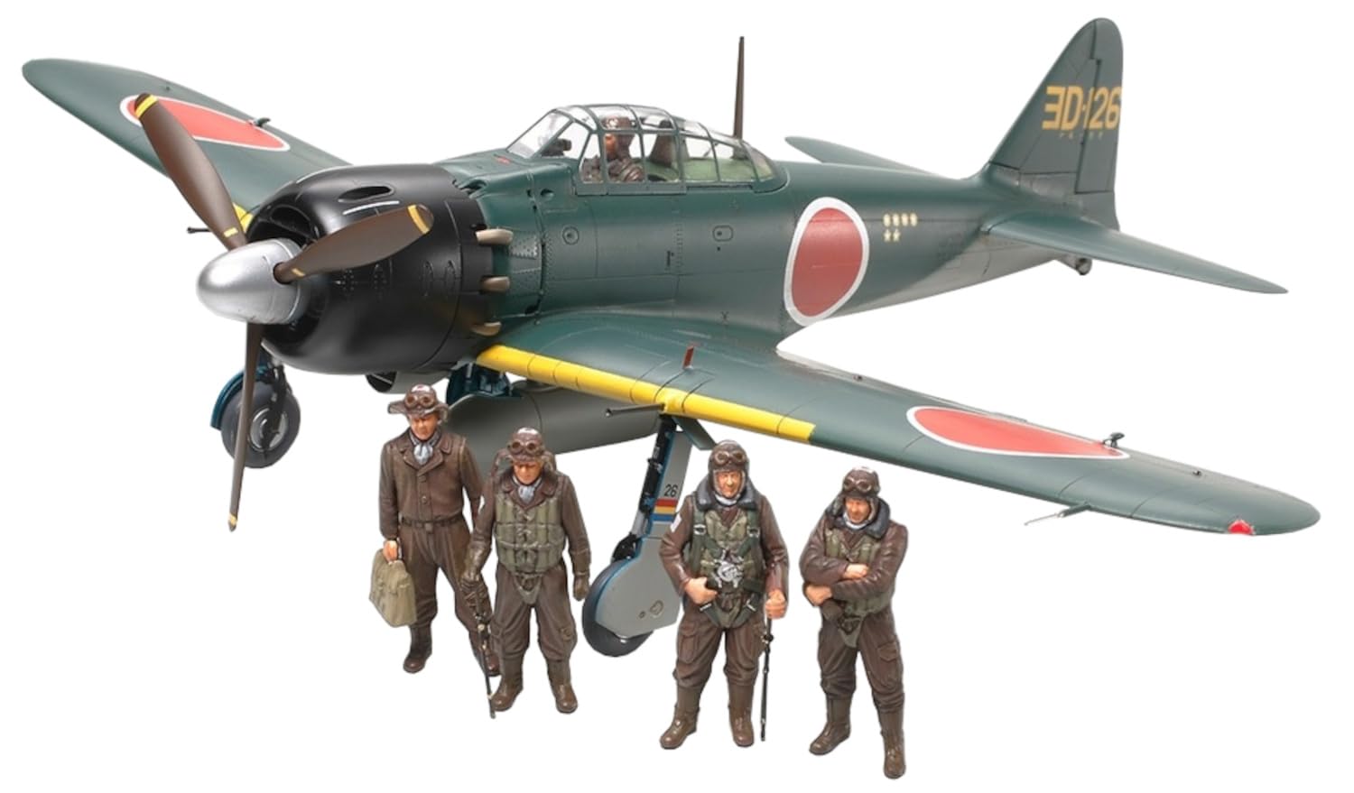 tamiya-static-models-zero-a6m5-1-48-bausatz-unlackiert image 1