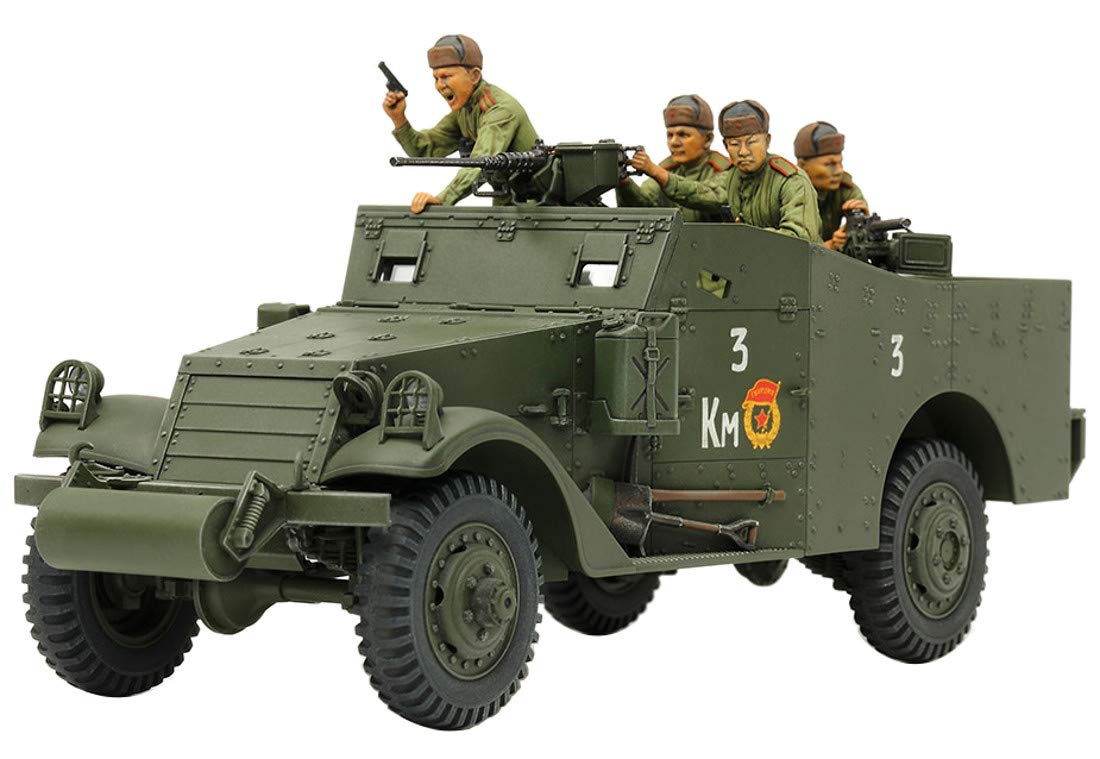 tamiya-35363-us-m3a1-scout-car-1-35-plastikbausatz-unlackiert image 1