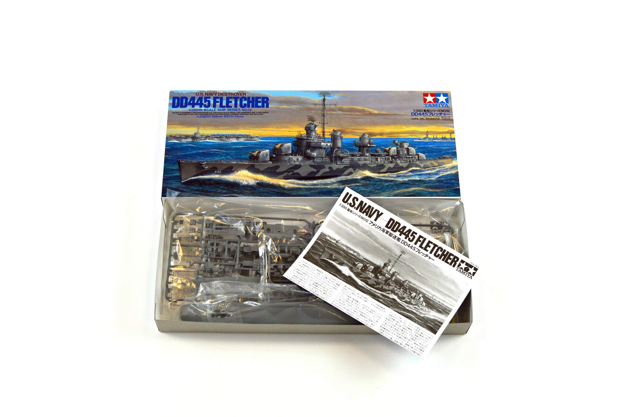 tamiya-78012-us-zerst-rer-fletcher-dd445-bausatz-1-350-schiff image 2