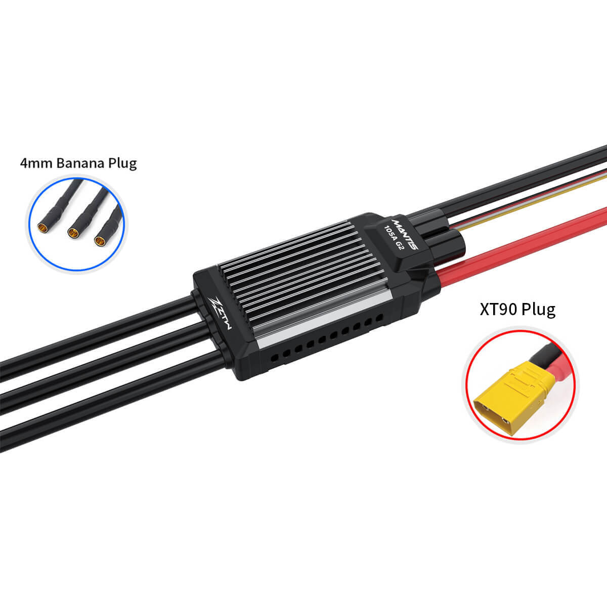 ztw-mantis-g2-105a-esc-regler-3-8s-sbec-edf-ohne-stecker image 8