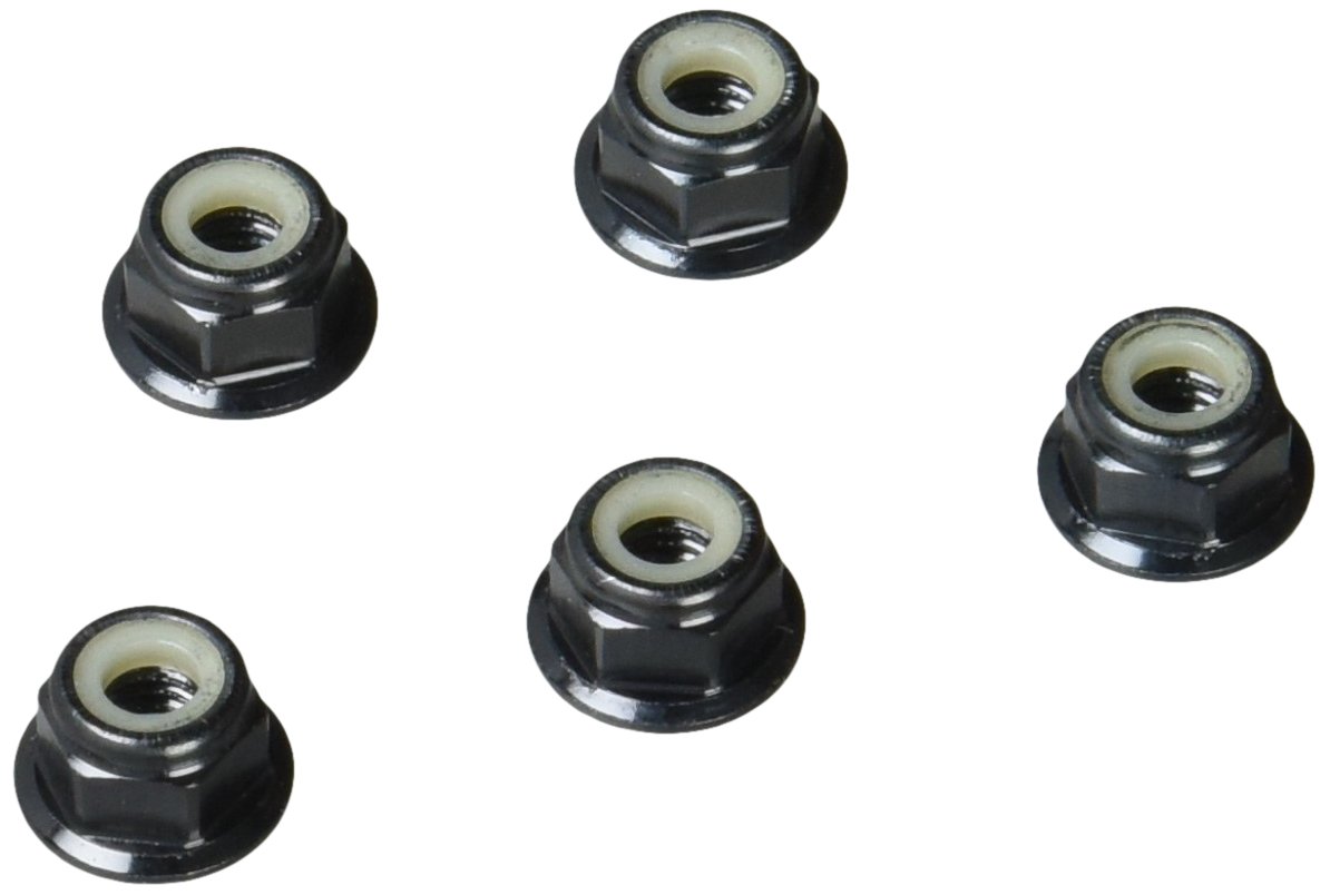 tamiya-alu-stoppmutter-schwarz-4mm-5-stk-dt02 image 1