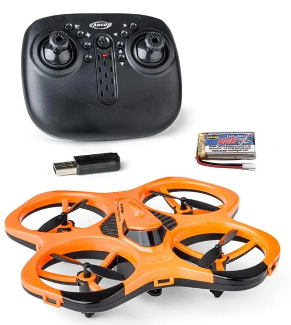 carson-cyber-drone-quadcopter-orange-rtf-flip-led image 1