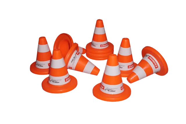carrera-action-h-tchen-set-10-st-ck-slalom-pylonen image 1