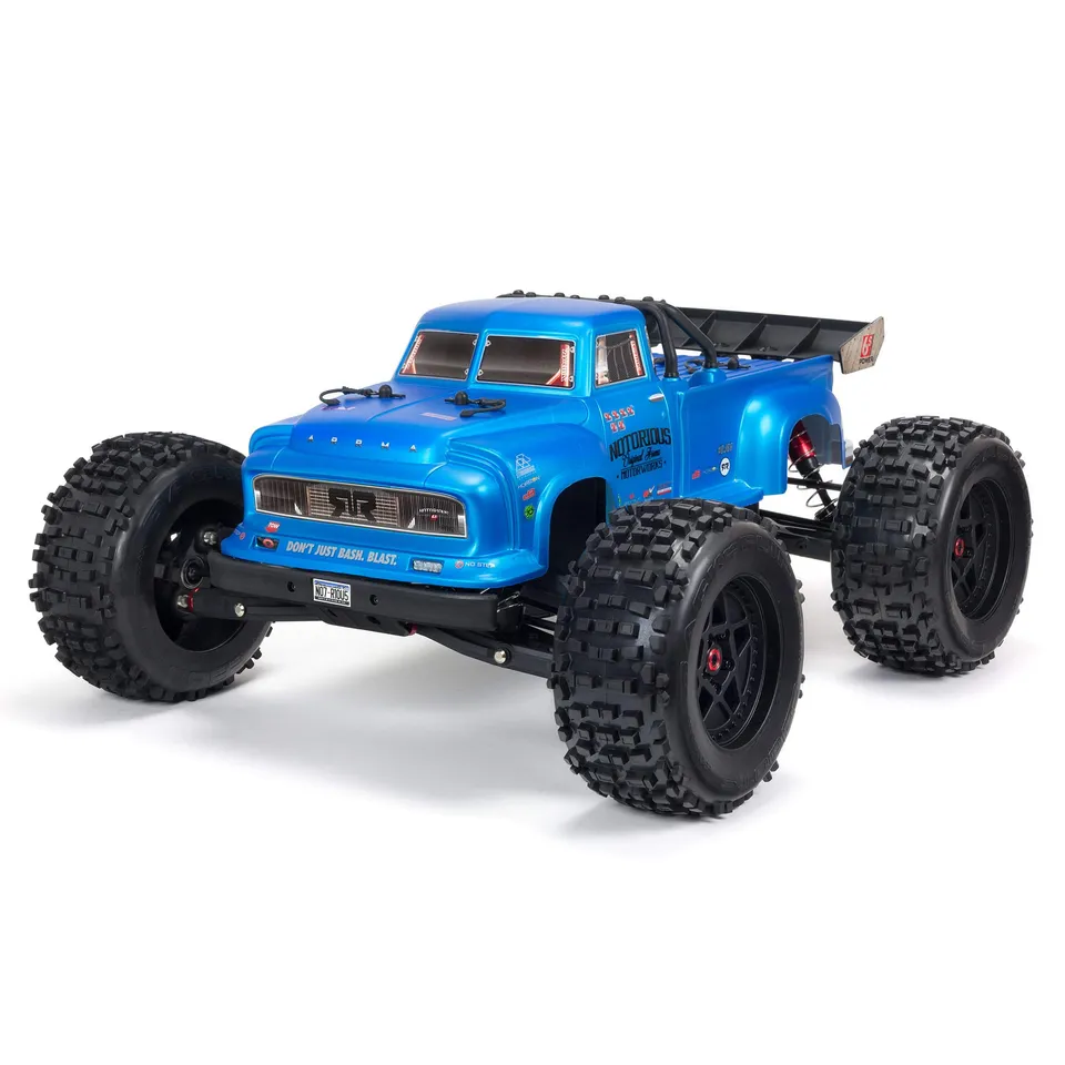 arrma-notorious-6s-v5-4wd-blx-stunt-truck-blau-rtr-1-8 image 1