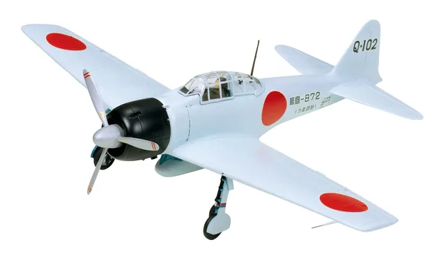 tamiya-61025-mitsubishi-a6m3-zero-flugzeugmodell-1-48-hamp image 1
