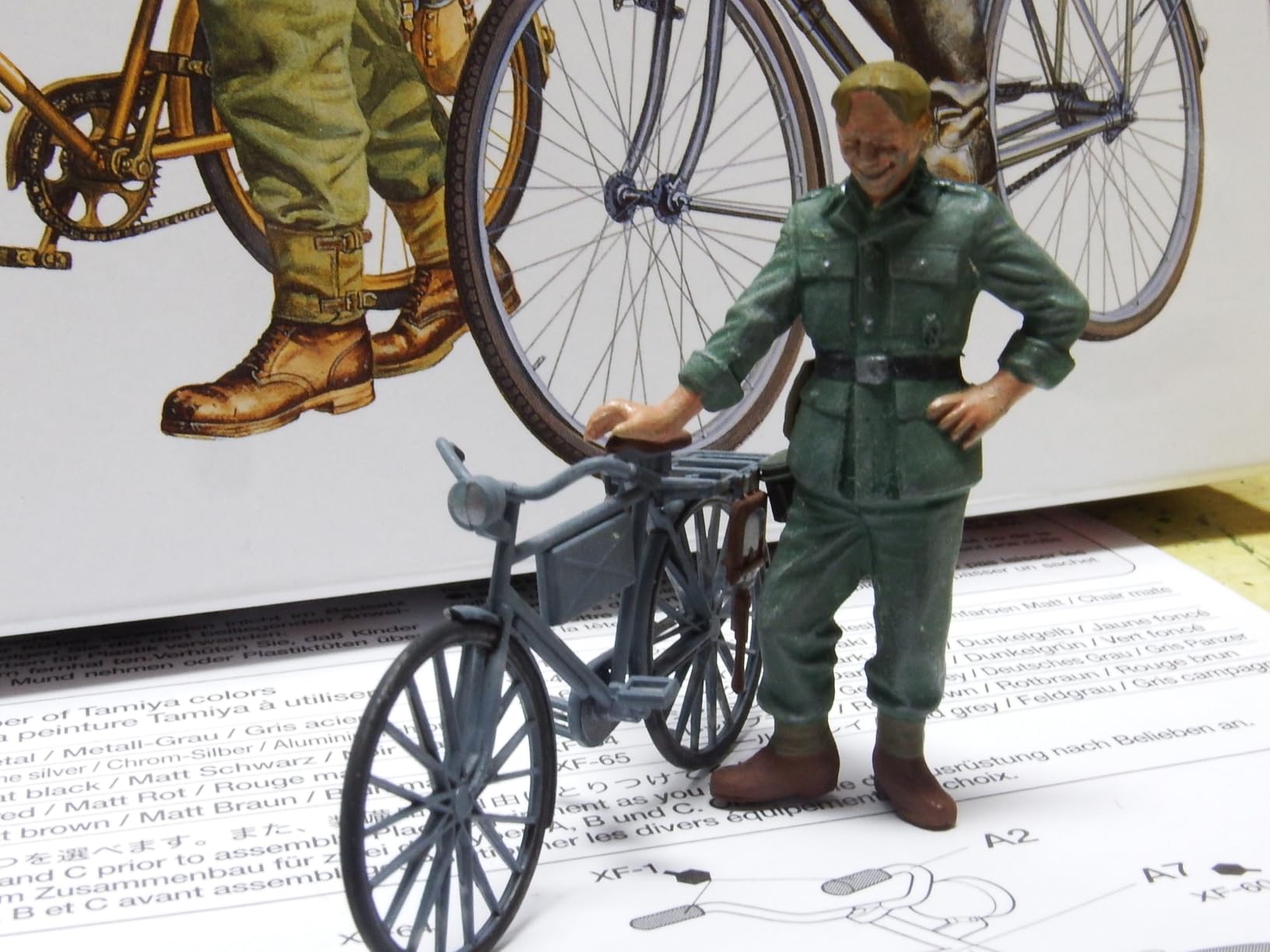 Fahrrad detailiert