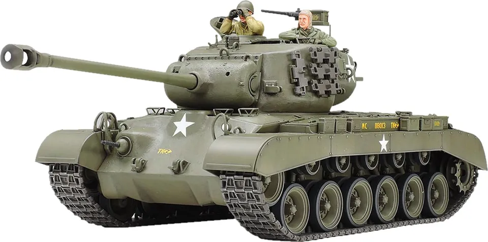 tamiya-static-models-m26-pershing-1-35-bausatz-326-teile image 1