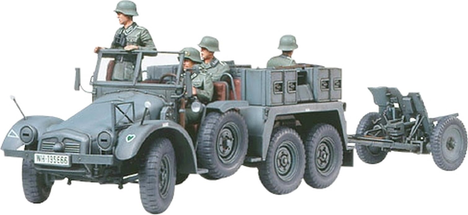 tamiya-35259-krupp-protze-mit-pak-37mm-1-35-bausatz image 1