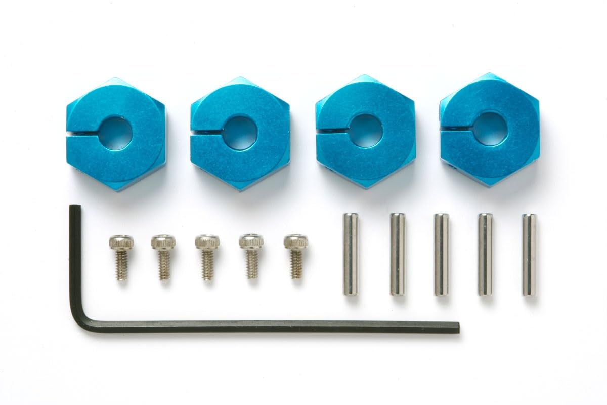 tamiya-radmitnehmer-aluminium-blau-rc-tuningteil-300053823 image 1