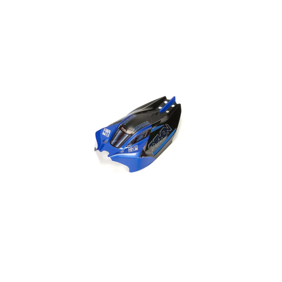 arrma-typhon-grom-karosserie-blau-schwarz-buggy-body image 1