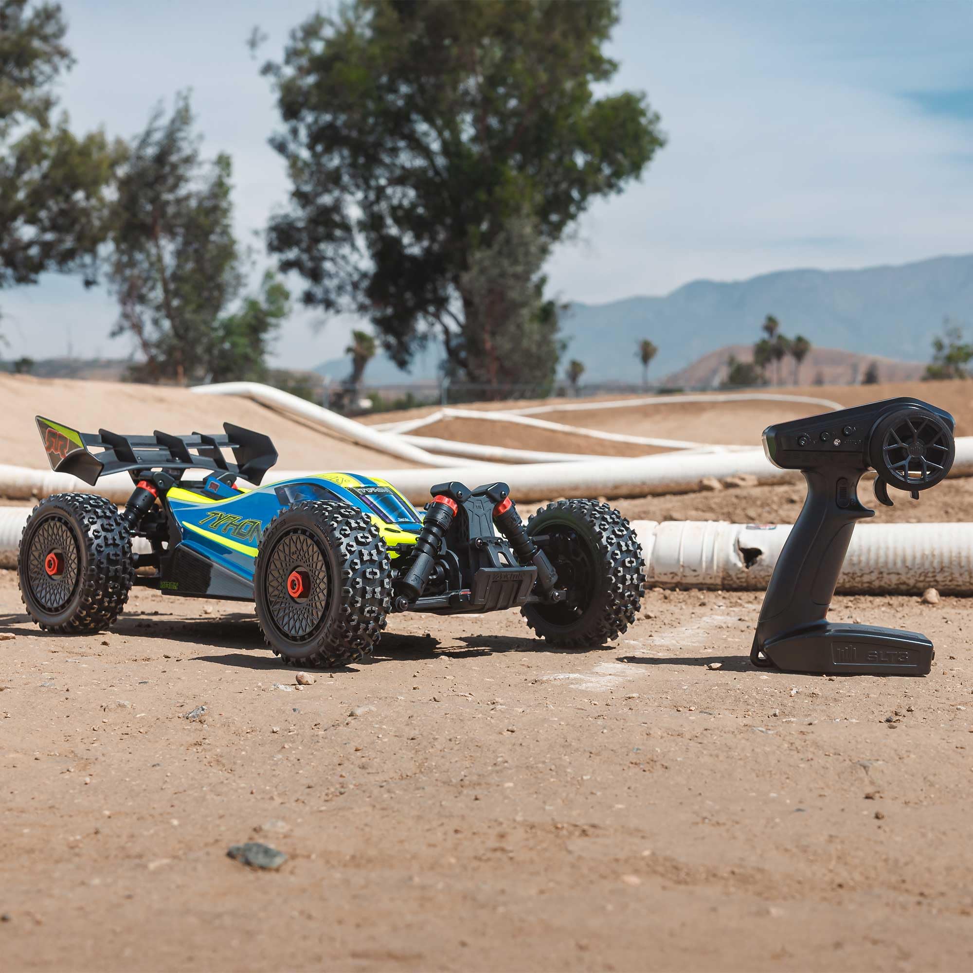 arrma-typhon-223s-1-8-brushless-buggy-4x4-rtr-blau image 7